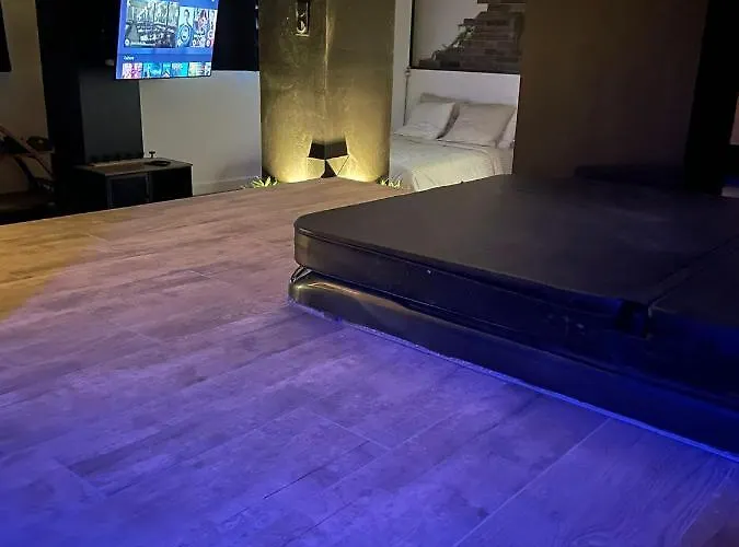 La Jacuzzi Et Sauna Privatif Yetişkin Oteli